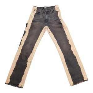 BDG Cowboy Jeans Women's Size 25 Black Brown Bleached Style